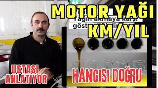 Motor Yağı Yıl mı? Kilometeri mi? Yağ hangi aralıkta değiştirilmelidir?