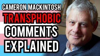 Trans Actors are not a Gimmick  The Story Behind Sir Cameron Mackintoshs Transphobic Statements