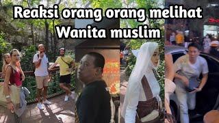 Reaction of people seeing Muslim women 