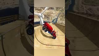 Truck vs mega ramp GTA5 ￼