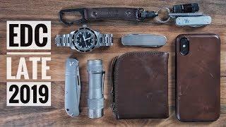 My Everyday Carry Late 2019 I Whats In My Pockets? 4K