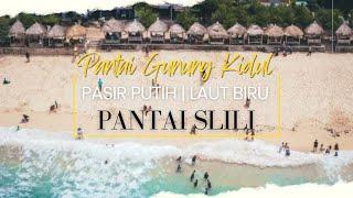 PANTAI SLILI JOGJA MATA DIMANJAKAN DENGAN PASIR PUTIH DAN LAUT BIRU