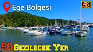 Top 50 Places You Must Visit in The Aegean Region of Turkey -  Izmir Muğla Balıkesir Denizli...