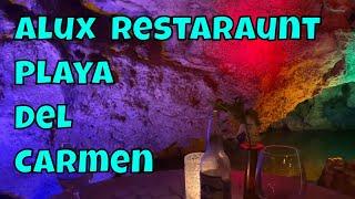 Fine dining in a cave Alux Restaurant Playa Del Carmen