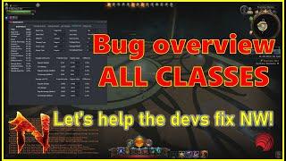 Neverwinter Bug Overview All Classes