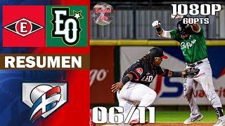 Resumen  Estrellas Orientales vs Leones del Escogido  Serie Regular Lidom 20242025 6112024