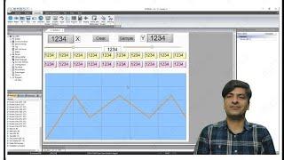 آموزش مانیتور DELTA HMI دلتا 113 ، نمودار X-Y Chart