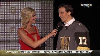 Fleury gets drafted by the Las Vegas Golden Knights  NHL Expansion Draft 2017  HD