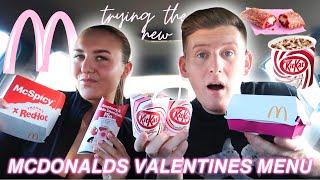 TRYING THE NEW MCDONALDS VALENTINES MENU