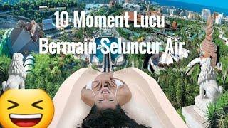 10 kejadian Lucu Arena seluncuran Air