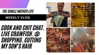 The Single Mother Life Weekly VlogChit Chat N Cooking Shopping Cutting My Son’s Hair 