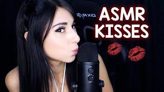 ASMR Kisses on the Mic to Help You Sleep - Repeating Trigger Words - Goodnight Kisses - Blue Yeti