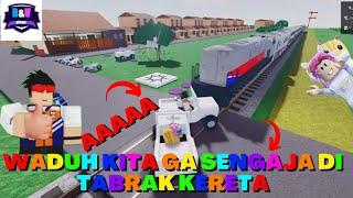 KITA DI TABRAK SAMA KERETA GARA-GARA GA LIHAT KANAN KIRI 