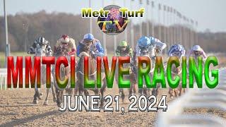 21 June 2024  Philippines Horse Racing Live  Metro Manila Turf Club Inc.