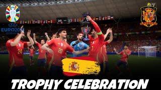 EURO 24 TROPHY CELEBRATION WITH SPAINESPAÑA IN EAFC 24