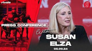 Nebraska Football Chief of Staff Susan Elza press conference May 9 2024