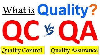 What is the difference between Quality control and Quality assurance  Difference between QA and QC