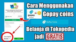 Cara Menggunakan Gopay coins di Tokopedia  Belanja jadi Gratis‼️Aplikasi Tokopedia