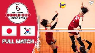 Japan  Korea - Full Match  Women’s Volleyball World Cup 2019