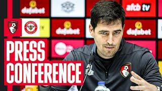 Press conference Iraola looks ahead to Brentford and provides updates on Adams and Tavernier