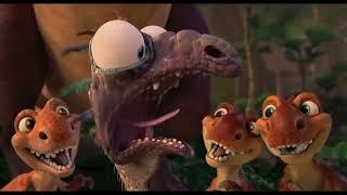 Ice Age 3 - T-Rex dinner scene with Jurassic Park dino sounds