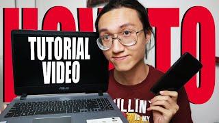 Tutorial on How to make Tutorial videos  Tutorial for Beginners