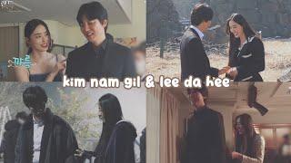 kim nam gil and lee da hee cute moments island