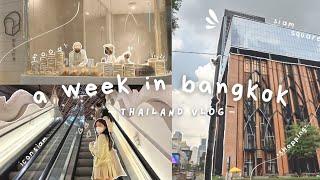 thailand vlogweek 1 exploring bangkok iconsiam & siam square street food etc.