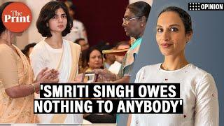 Smriti Singh is no ‘gold digger’ her greatest transgression is her refusal to be buried alive