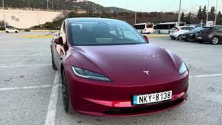 Tesla Model 3 Highland 2024 CERAMIC COATING Ultra Red Color