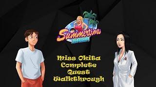 Summertime Saga v 0.15.30  Miss Okita Complete Quest Walkthrough  18+
