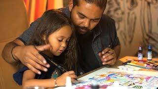 This father and daughter are the loveliest artist duo
