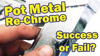 How to Restore and Chrome Pot Metal mazak monkey metal zamak