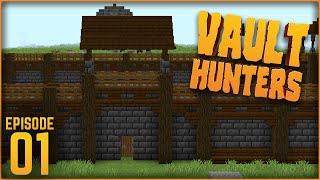 EPIC Starter Base  Vault Hunters - Ep. 1 Modded Minecraft Survival