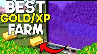 BEST AFK Gold XP Farm Minecraft Bedrock 1.21