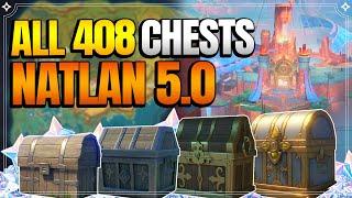 ALL Chest Locations in Natlan 5.0 - 407 In Achievement  In Depth Follow Along 【Genshin Impact】