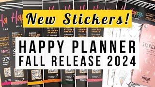 Fall 2024 Happy Planner Release NEW Sticker Book Flip Throughs 