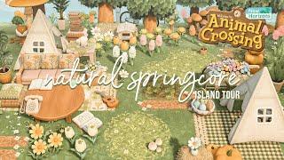 NO TERRAFORMING Natural Springcore Island Tour  Animal Crossing New Horizons