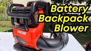 FIRST LOOK  ECHO’s Battery Backpack Blower  DPB-5800T