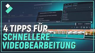 4 Geheimnisse zum schnelleren Bearbeiten in Filmora  Wondershare Filmora Tutorial