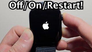 Apple Watch How to Turn Off On & Force Restart Series 9