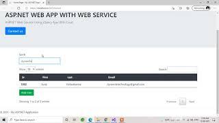 ASP.NET Web Service with jQuery AJAX  CRUD Operations Example  Full Tutorial