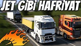 DÜNYANIN EN HIZLI HAFRİYATI   RENAULT RANGE T İLE YARIŞ GİBİ HAFRİYAT   ETS 2 TRUCKERSMP