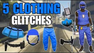 GTA 5 TOP 5 CLOTHING GLITCHES AFTER PATCH 1.68 New Badge Telescope Glitch & More