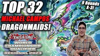 Yu-Gi-Oh CYAC Regional Dragonmaid Deck Profile ft. Michael Campos Top 32 X-3 Fort Worth TX 2023