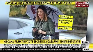 Mircea Geoană filmat în vizite secrete la casa unei tinere deputate