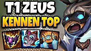 T1 Zeus Kennen vs Aatrox  TOP  Patch 14.14 Korea Grandmaster 