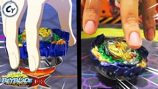 HAND SPIN VANISH FAFNIR High VS Low Vanish Fafnir Tapered Kick-3 Hand Spin BEYBLADE BURST DB