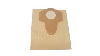 Brown Dust Paper Bags 30 Litres for Parkside Pnts 1400 D1 E2 F2 Wet Dry Vacuum Cleaner