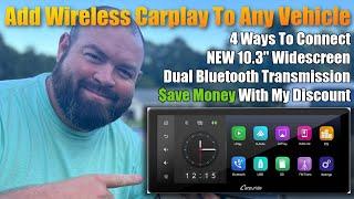 The NEW CARPURIDE 103 PRO Review & Install  Wireless Carplay AirPlay Android Auto  Touchscreen